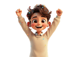 Ivo celebrating, the Intelo AI assistant